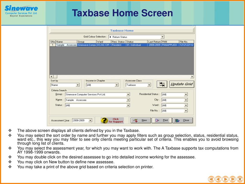 Taxbase Software