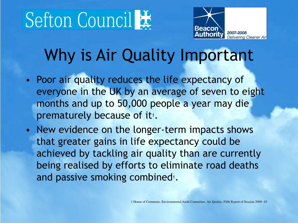 PPT Why is Air Quality Important PowerPoint Presentation, free download ID4526956