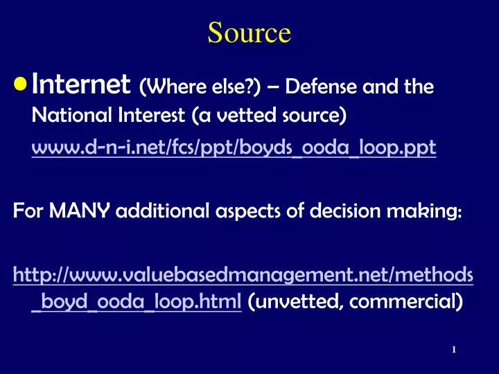 source n.