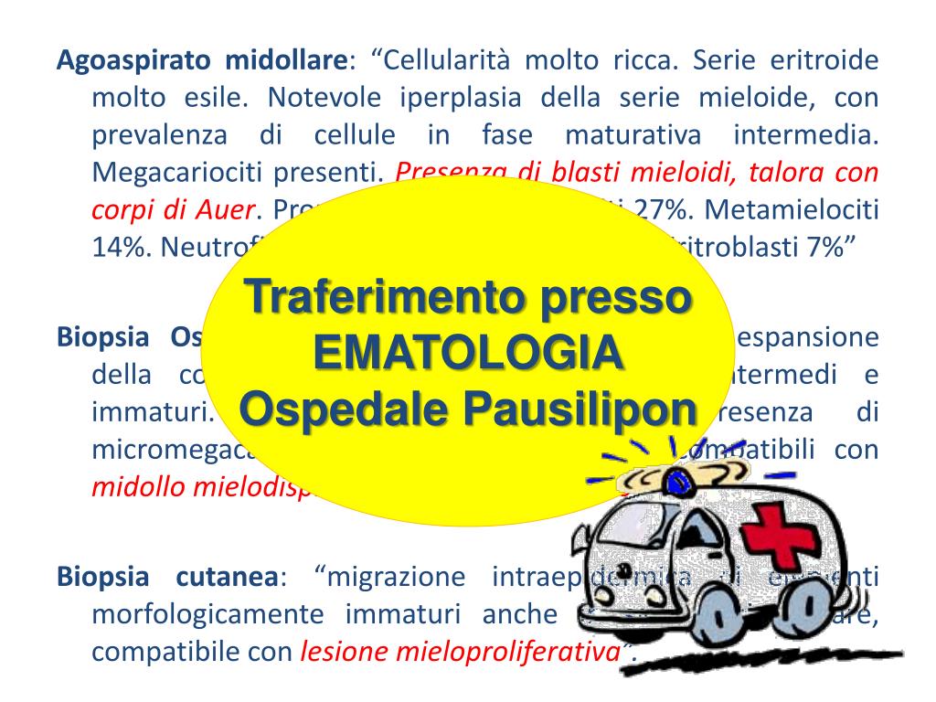 PPT - Un caso di mielodisplasia PowerPoint Presentation, free download -  ID:4528590