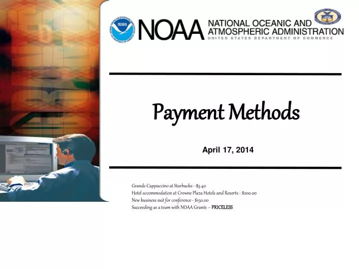 payment methods n.