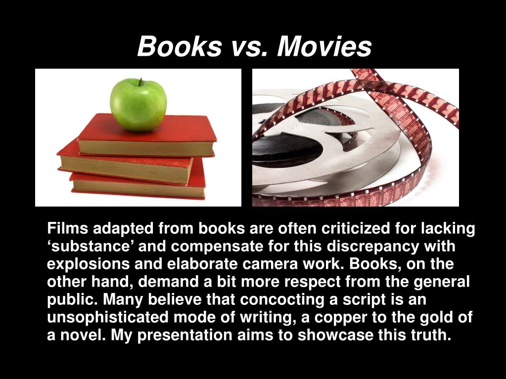 essay on books vs movies