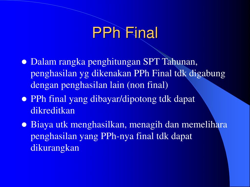 PPT - PPh Orang Pribadi PowerPoint Presentation, free download - ID:4533747