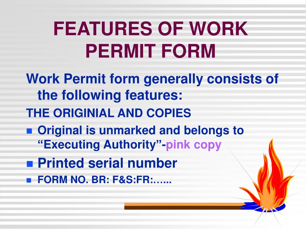 work permit powerpoint presentation