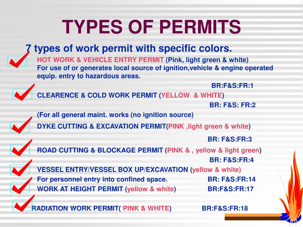 Permit To Work PTW And Its Types Chemiopedia 51 OFF