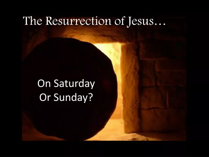 the resurrection of jesus n.