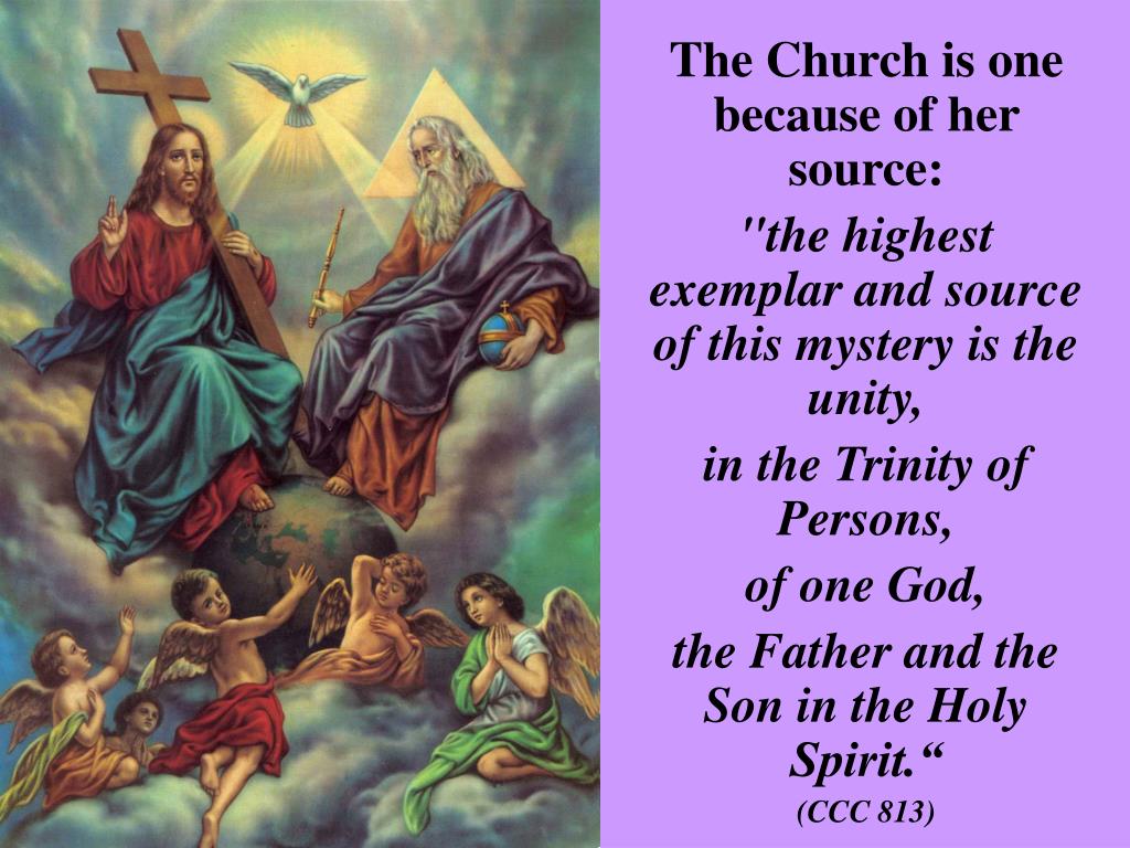 PPT - The Church is one, holy, catholic, apostolic PowerPoint ...