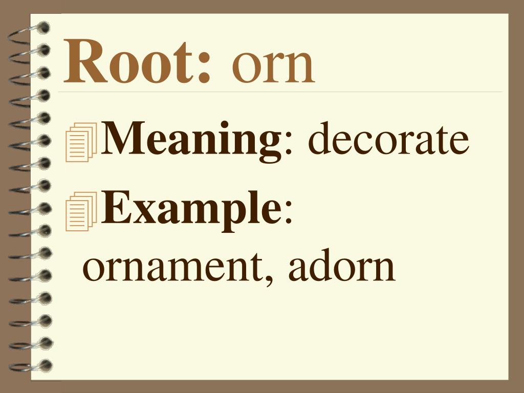 PPT - Root Words PowerPoint Presentation, free download - ID:4535624