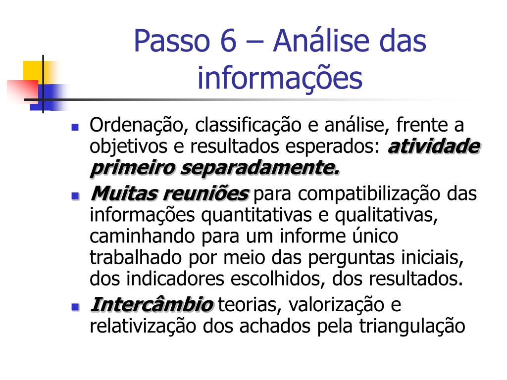 Triangulação de métodos - ppt carregar