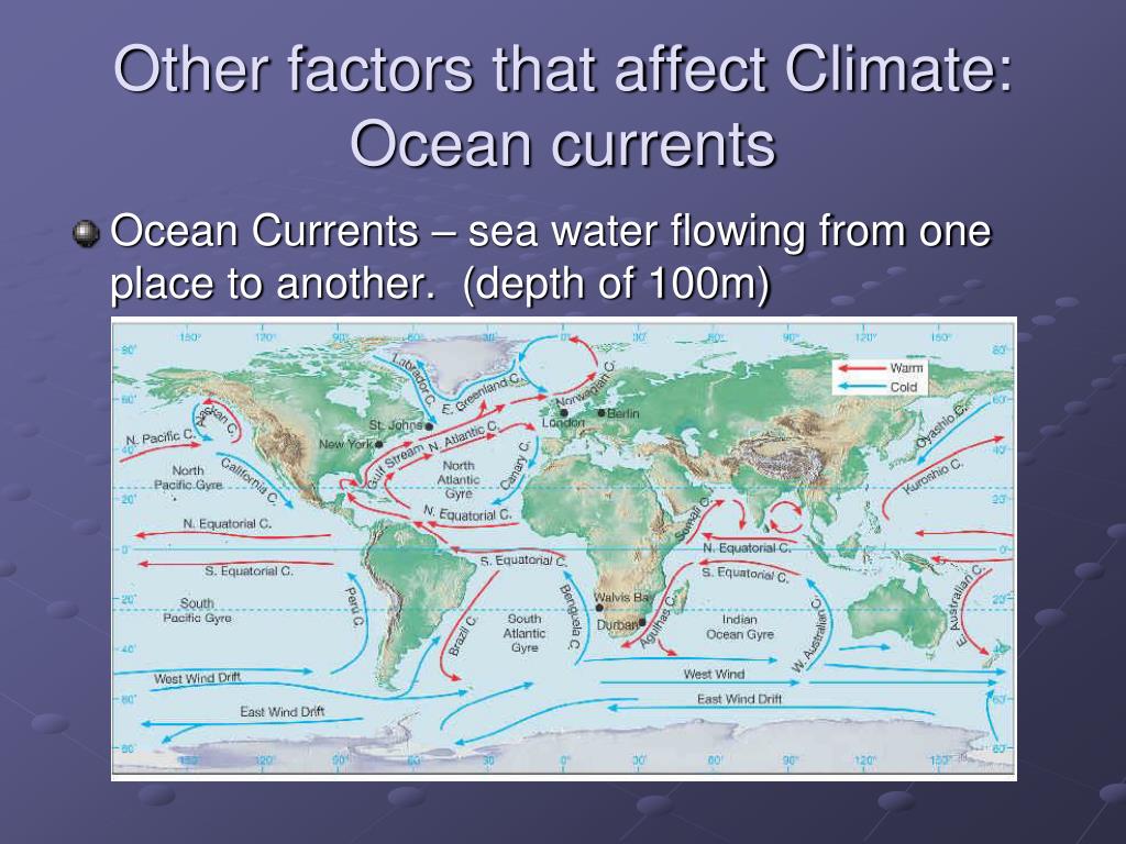 Explain How Ocean Currents Affect Climate Explain How Ocean Currents Affect Climate