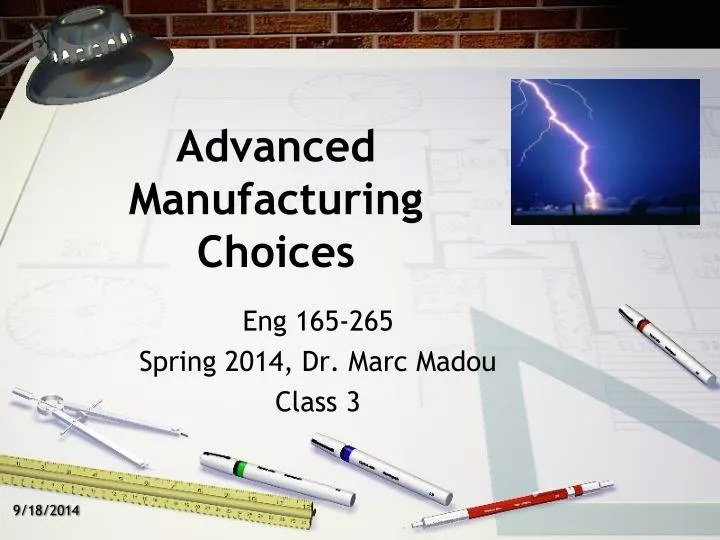 advanced manufacturing choices n.