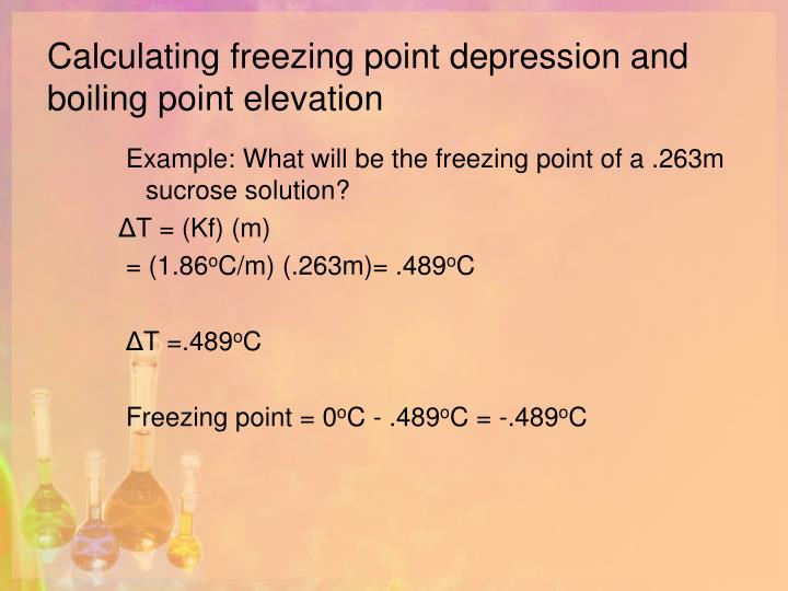 freezing point depression and boiling point freezing point depression and boiling point