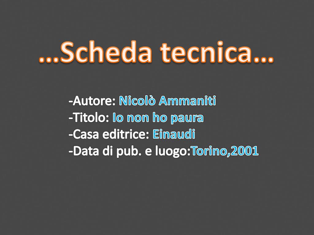 PPT - IO NON HO PAURA PowerPoint Presentation, free download - ID