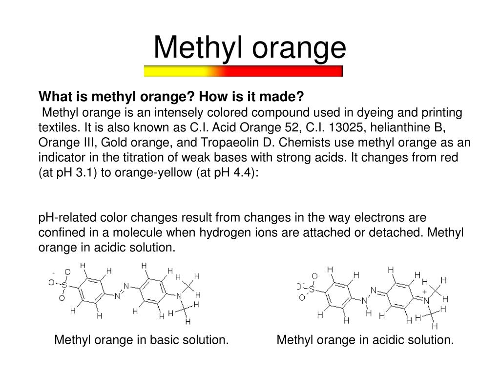Метиловый оранжевый формула. Methyl Orange indicator. Methyl Orange Formula. Реакция с метиловым оранжевым.