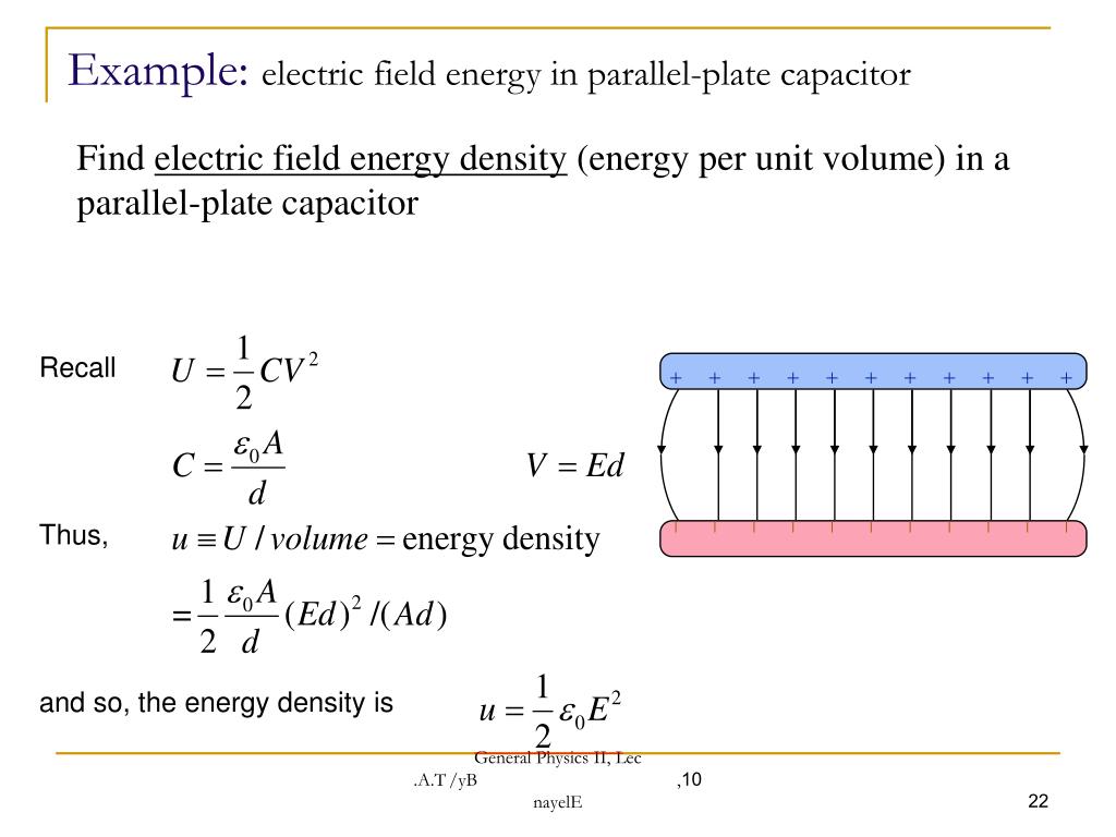 PPT Lecture 10 Capacitance and capacitors PowerPoint Presentation