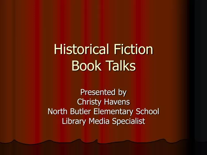 historical fiction book talks n.