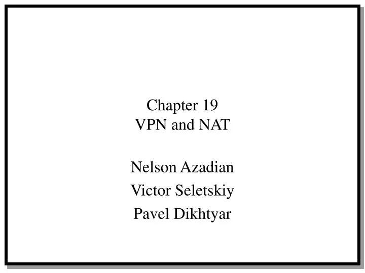 chapter 19 vpn and nat n.