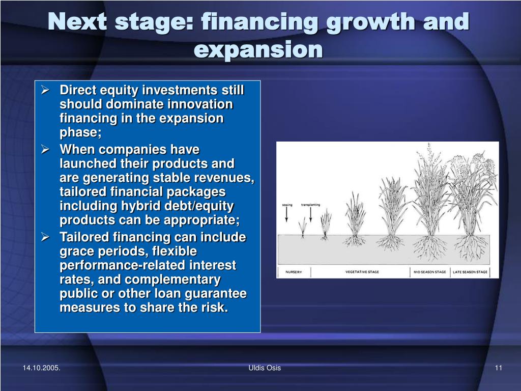 Financing Expansion PPT - Financial capital sourcing a facility to increase the business ...