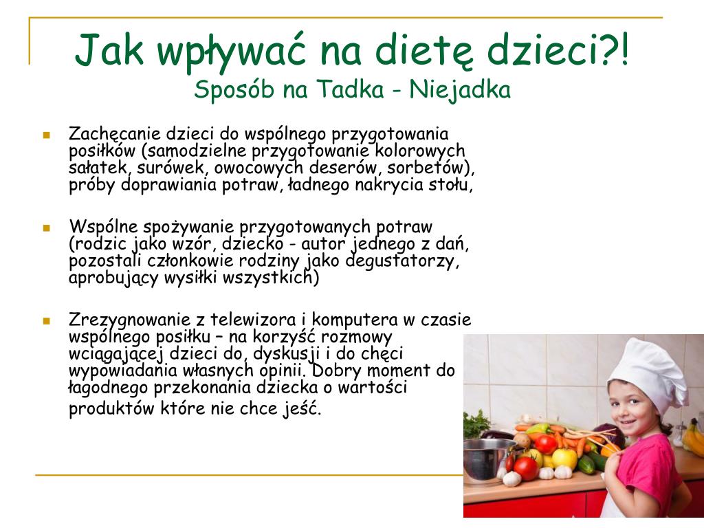Zdrowe Odżywianie Dzieci W Wieku Szkolnym Przepisy PPT - Jak zadbać o zdrowe odżywianie dzieci i młodzieży w wieku