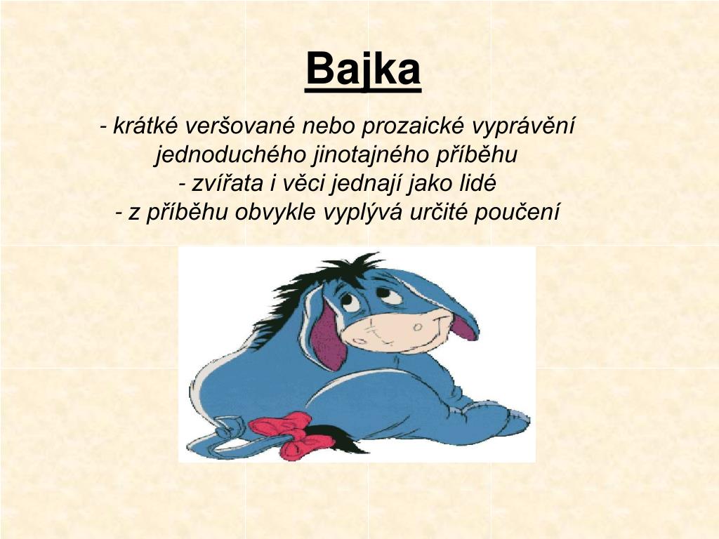 PPT - Bajka PowerPoint Presentation, free download - ID:4544538