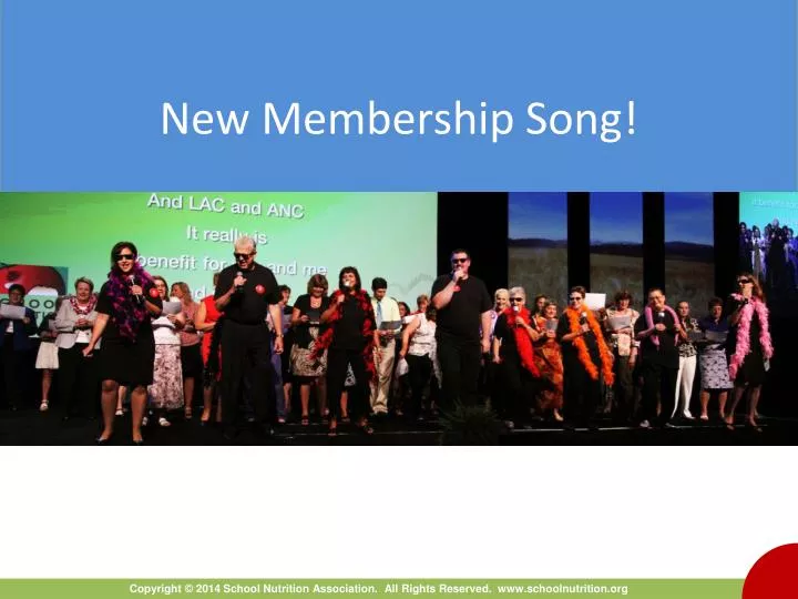new membership song n.