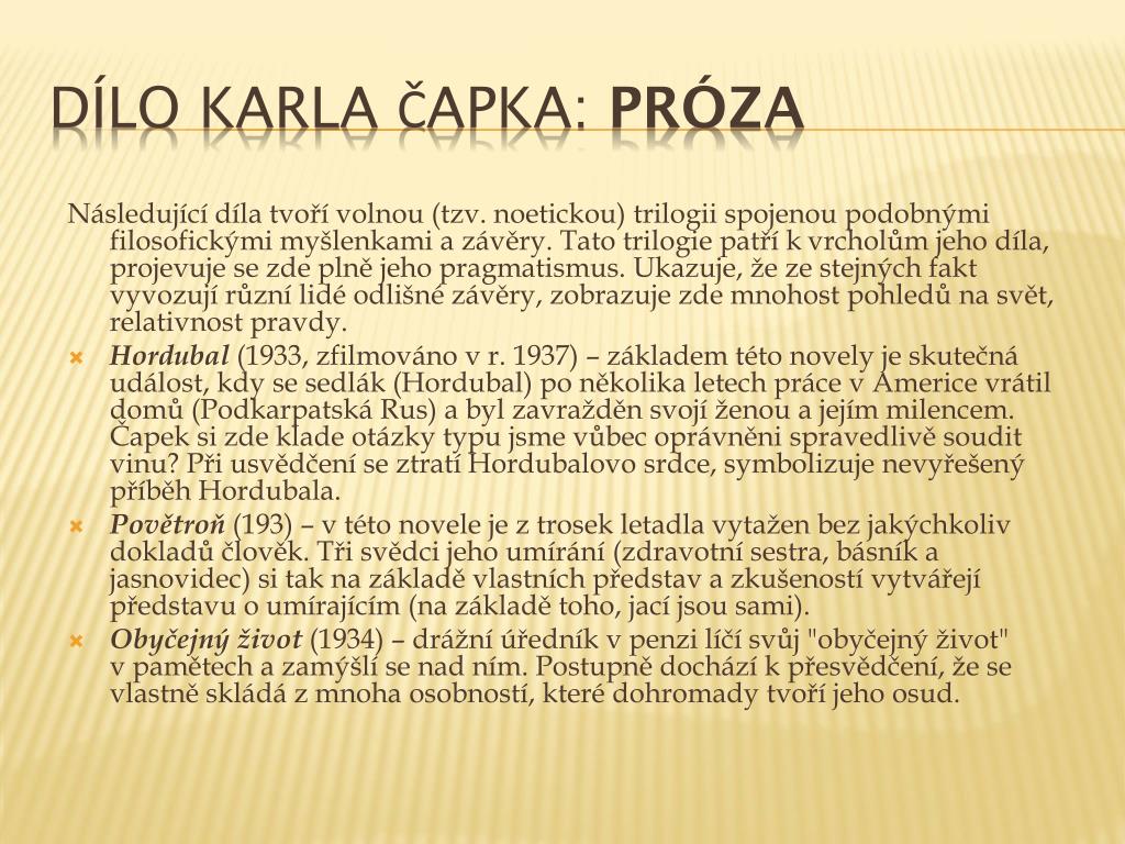 PPT - Karel Čapek PowerPoint Presentation, free download - ID:4545324