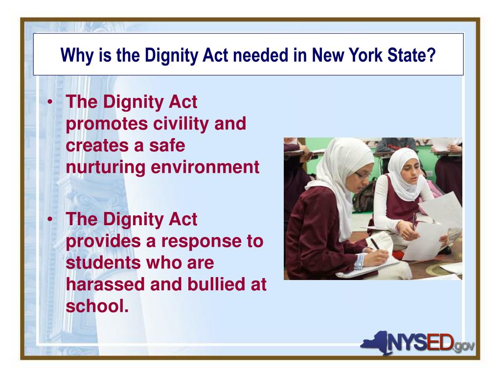 PPT Dignity Act Basics PowerPoint Presentation, free download ID