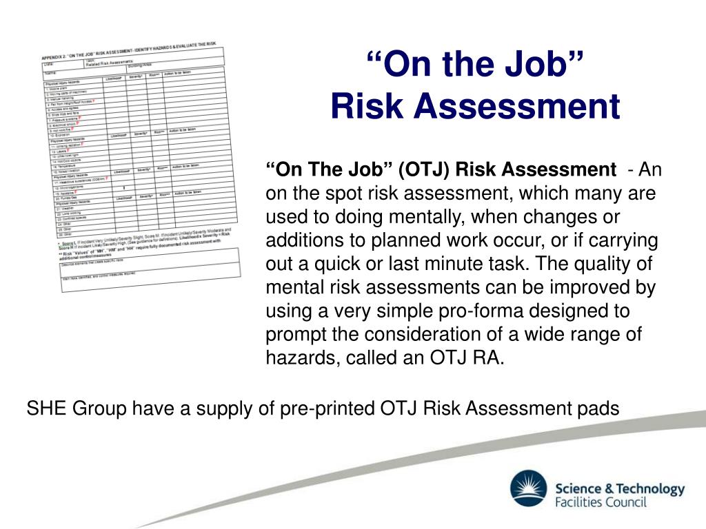 PPT - SHE Code 6: Risk Management PowerPoint Presentation, free
