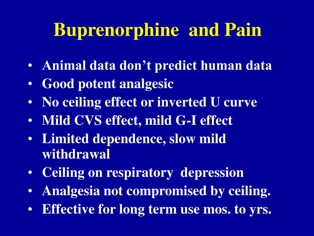 Ppt Buprenorphine In The Treatment Of Addiction Powerpoint