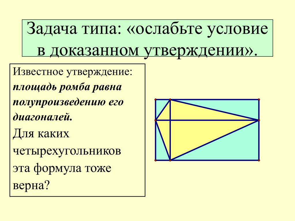 Половина произведения диагоналей четырехугольника. Полупроизведение диагоналей это площадь. Полупроизведение диагоналей четырехугольника. Площадь ромба равна полупроизведению диагоналей. Площадь четырёхугольника равна полупроизведению диагоналей.