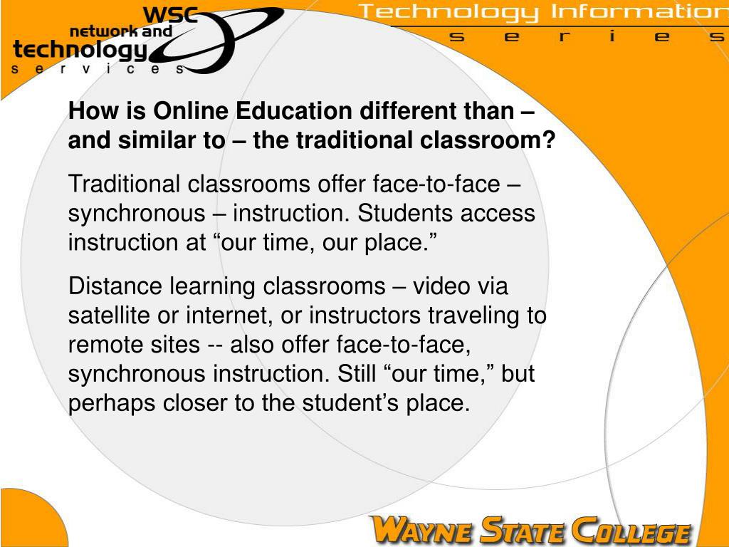 what is online education ppt