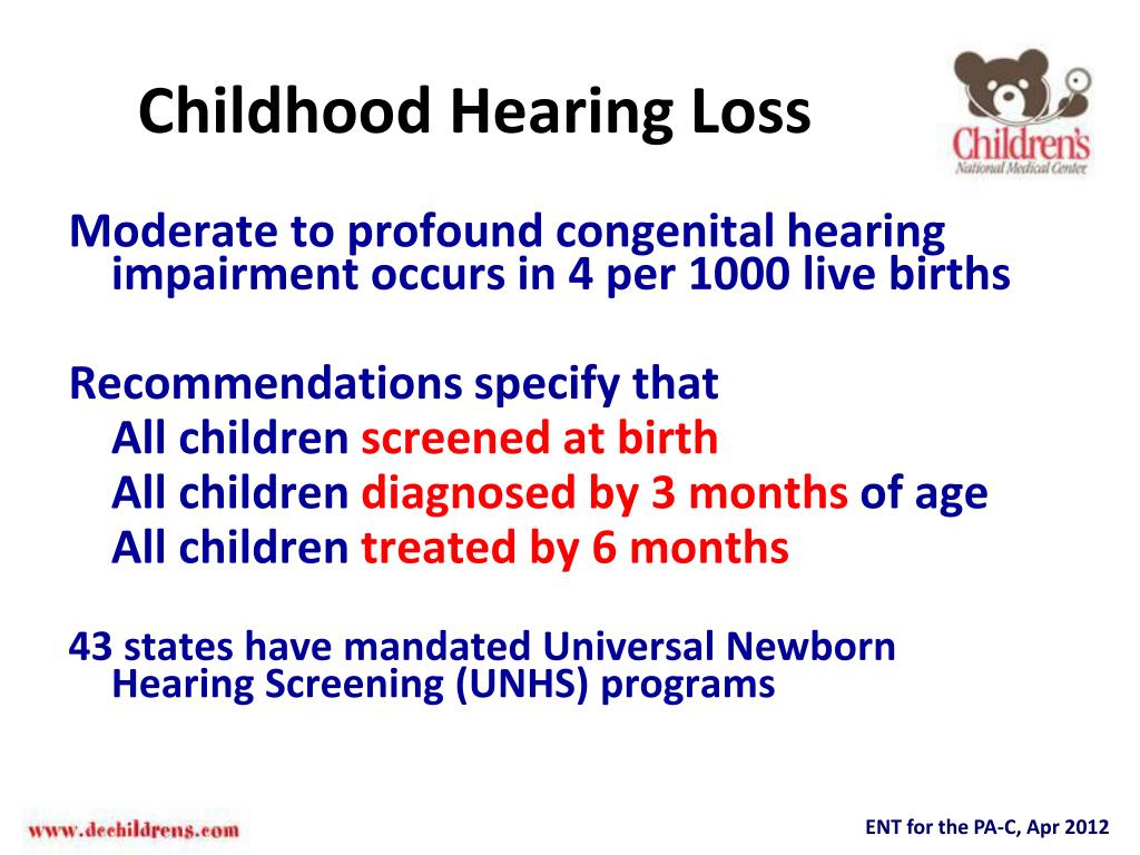 pediatric case study hearing loss