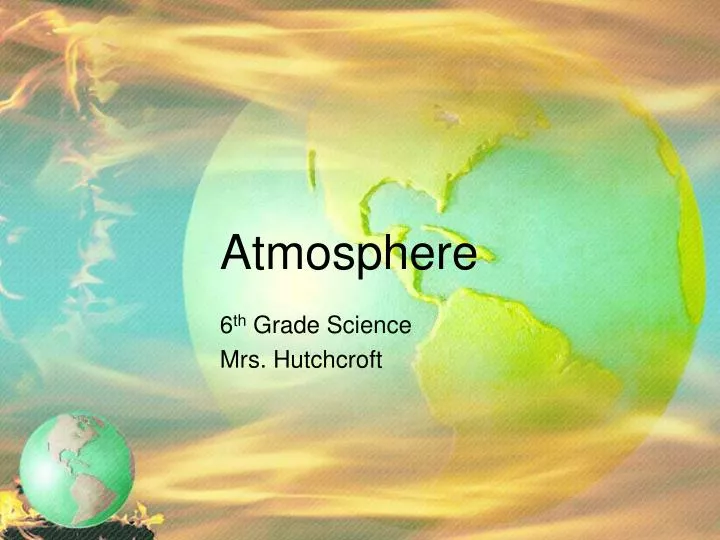 powerpoint presentation for atmosphere