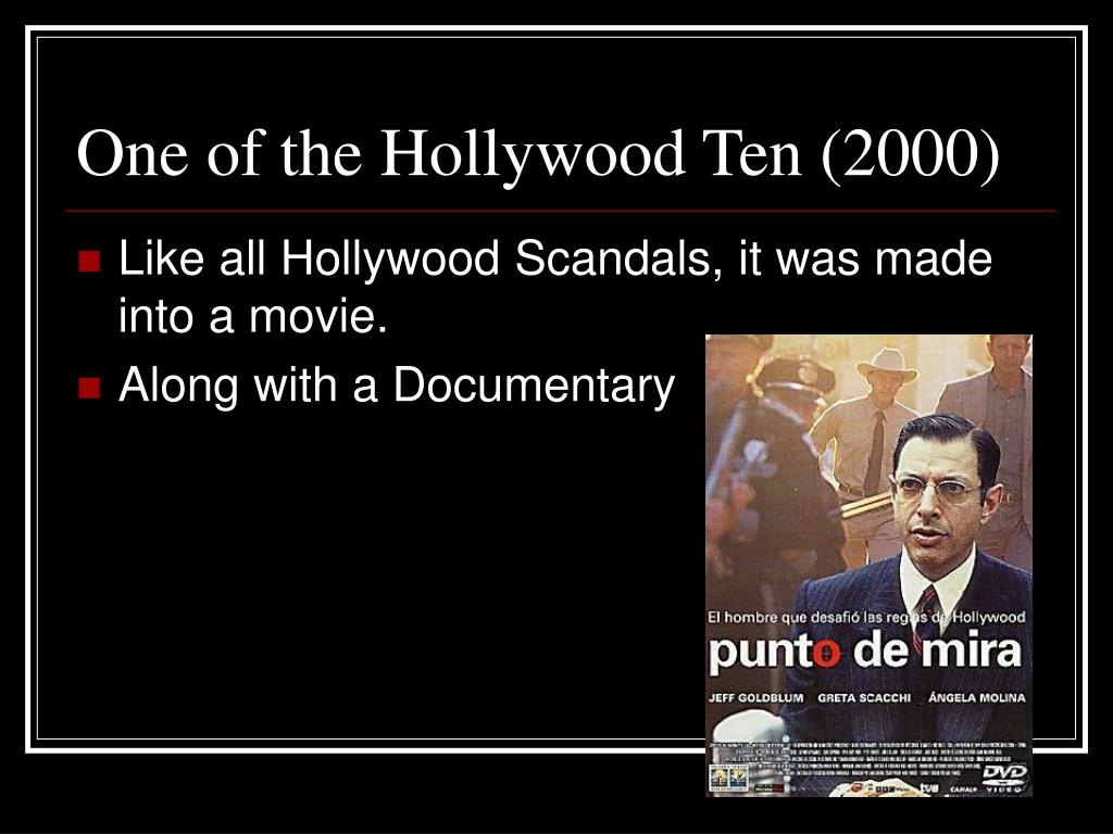 PPT - The Hollywood Ten PowerPoint Presentation, free download - ID:4554521