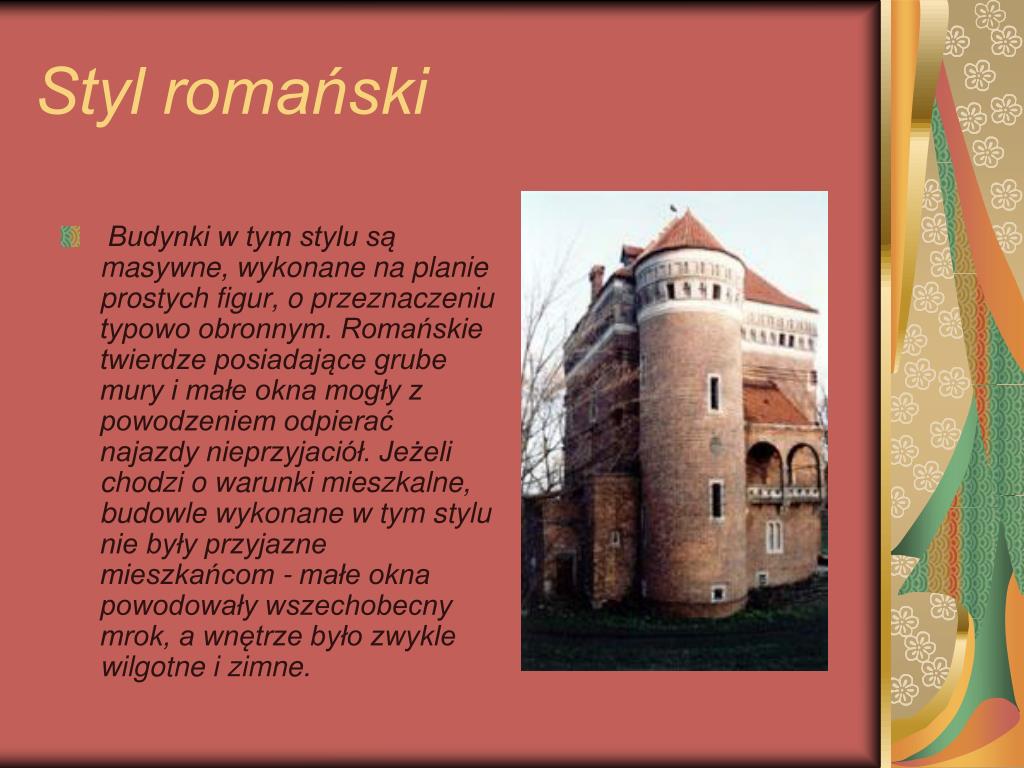 Styl Romański A Styl Gotycki PPT - Prezentacja multimedialna o stylach: PowerPoint Presentation