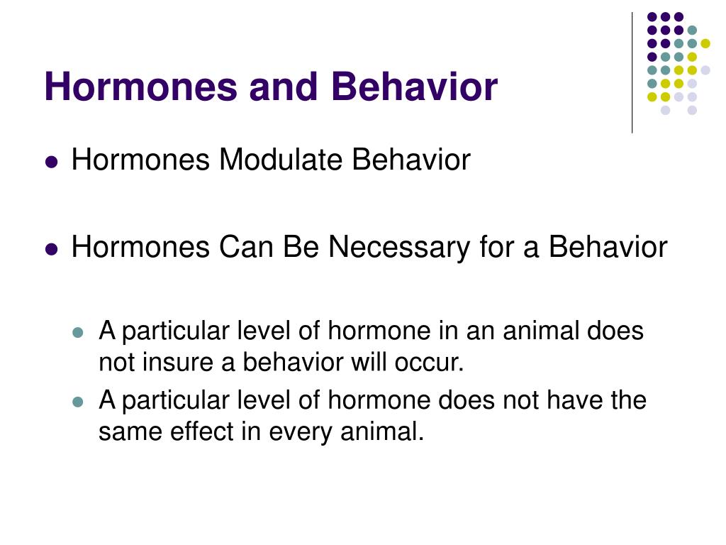 PPT - Hormones and Behavior PowerPoint Presentation, free download -  ID:4555813