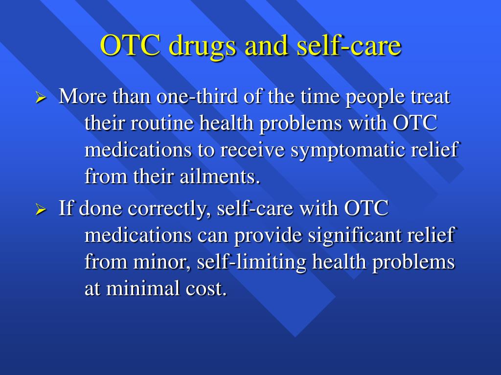 PPT Chapter 16 OvertheCounter (OTC) and Prescription Drugs