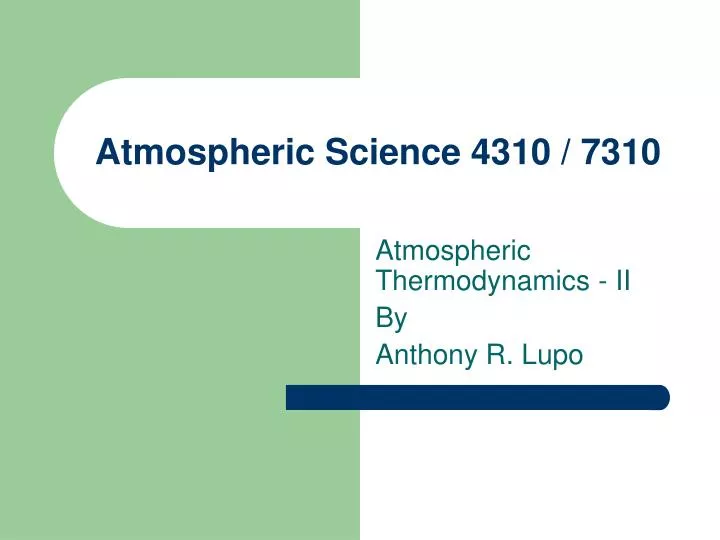 atmospheric science 4310 7310 n.