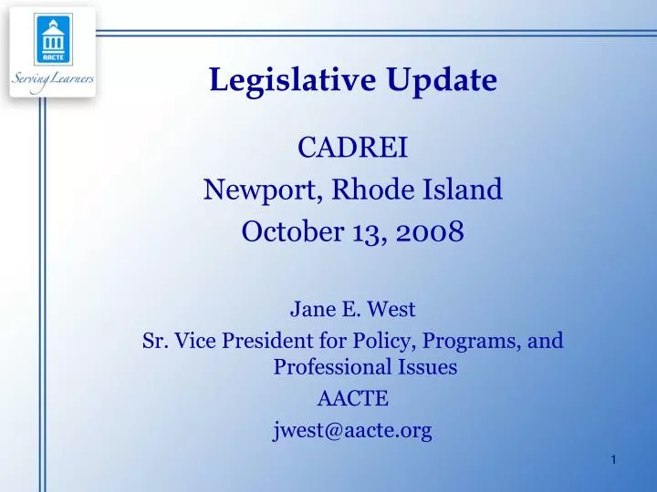 legislative update n.