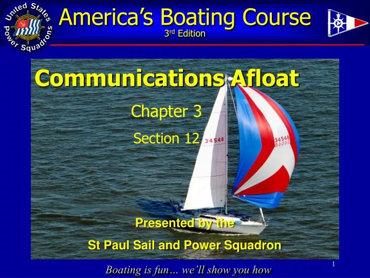 PPT America’s Boating Course 3 rd Edition PowerPoint Presentation