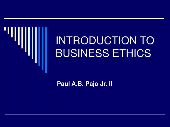 ethics n business ethics n business