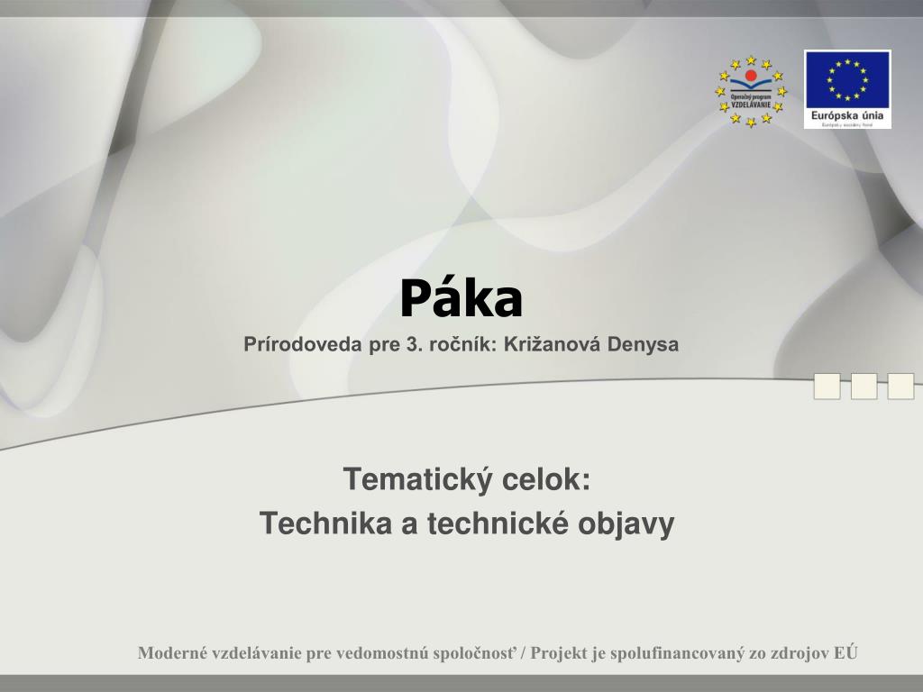 PPT - Páka PowerPoint Presentation - ID:4561297