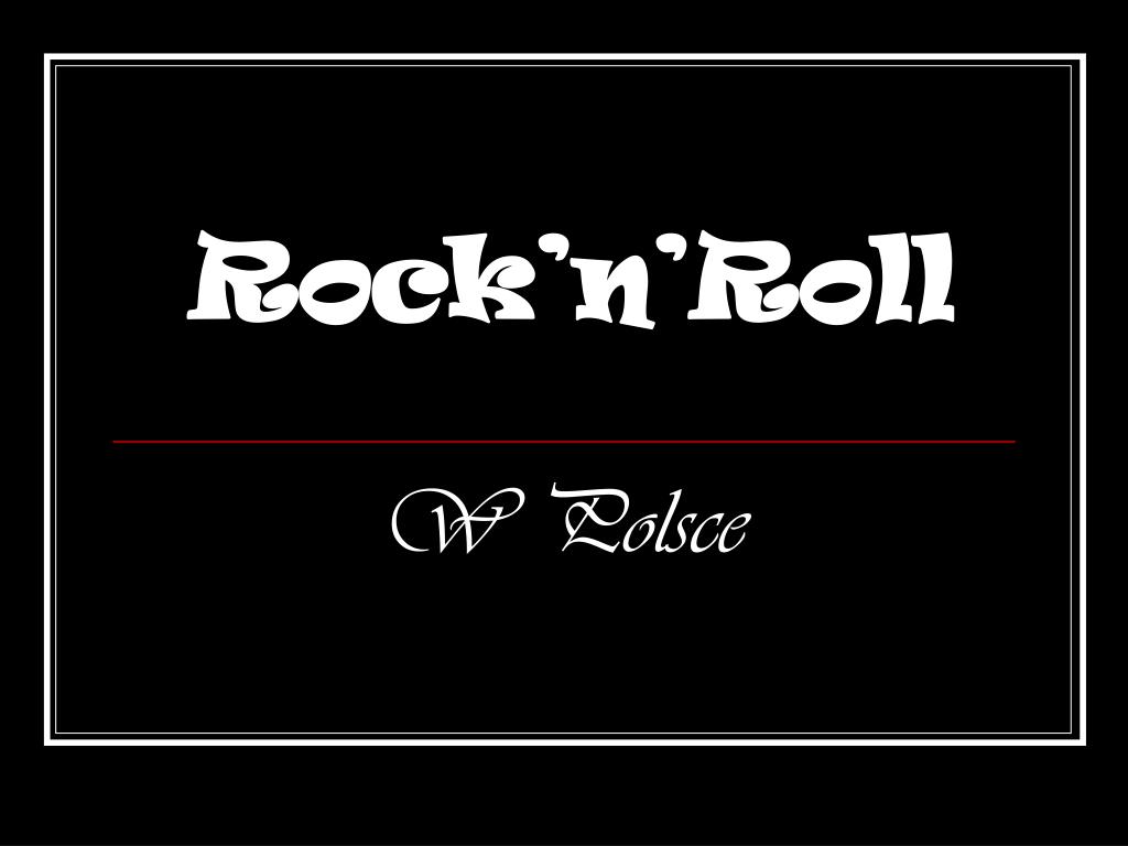 Rock And Roll Powerpoint Template Free