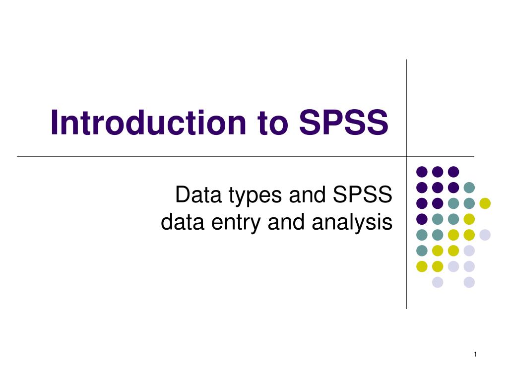 3 1 spss assignment 1 an introduction to spss