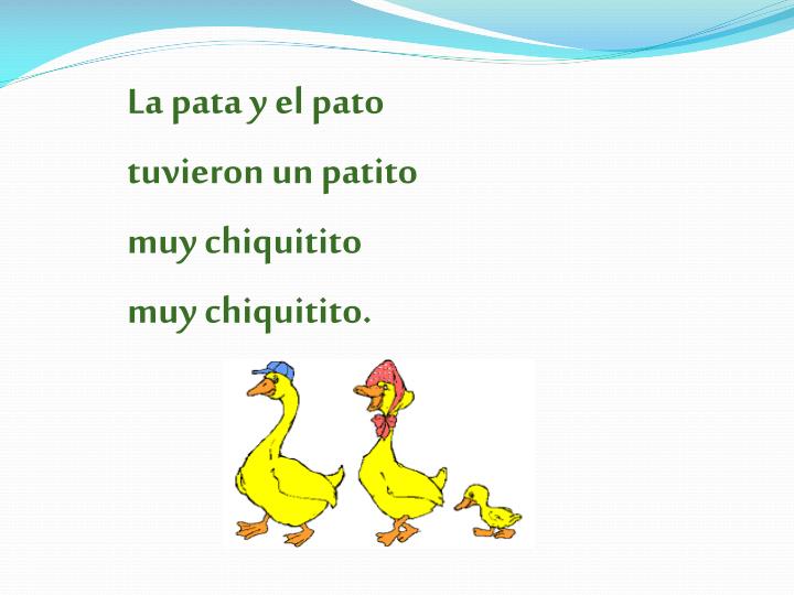 PPT - LA PATA Y EL PATO PowerPoint Presentation - ID:4563323