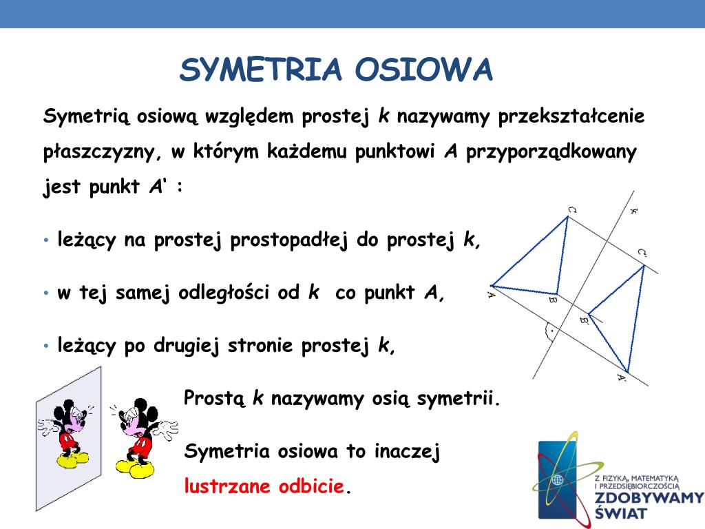 Symetria Osiowa I środkowa Zadania Liceum PPT - Dane informacyjne PowerPoint Presentation, free download - ID:4564056