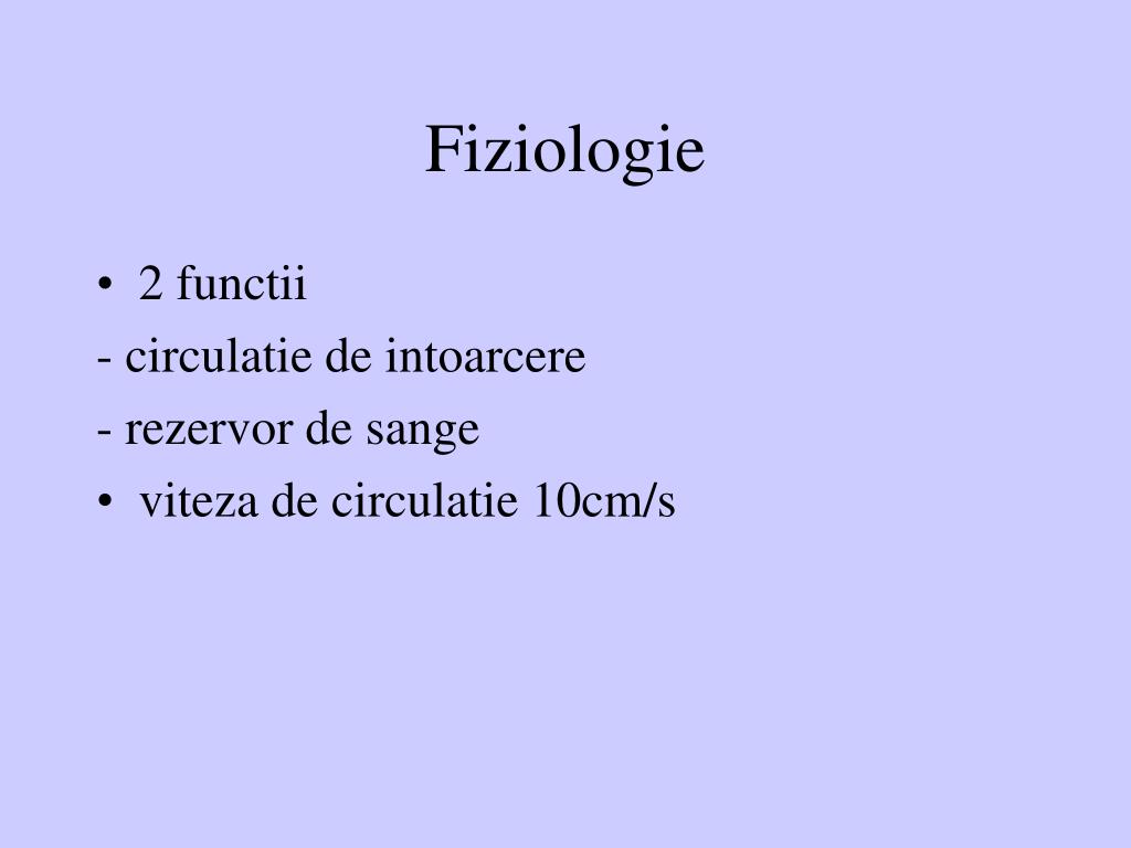 fiziologie varicoza)