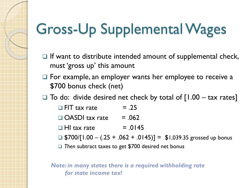 Gross-Up Definition