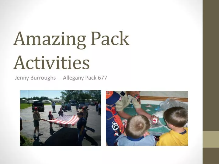 amazing pack activities n.