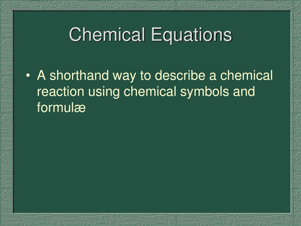 PPT - Calculating Chemical Equations PowerPoint Presentation, free ...